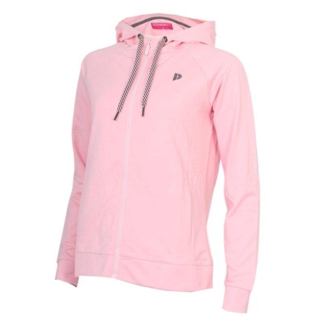 Donnay Dames - Stretch Vest met capuchon Jale - Pink