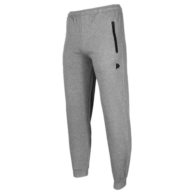 Donnay Heren - 2-Pack - Joggingbroek Jack - Zilvergrijs & Taupe Grey