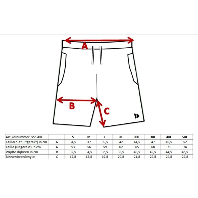 Donnay Heren - Korte sportbroek / Zwembroek Dex - Appelgroen