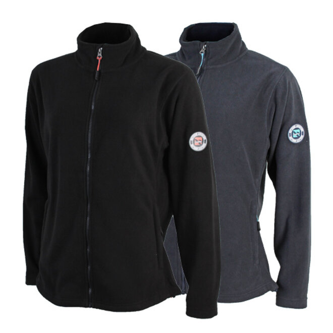 Campri Dames - 2-pack - Polar Fleece Vest - Zwart & Navy