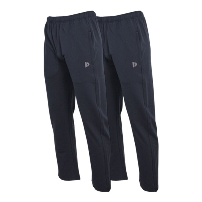 Donnay Heren - 2-pack - Stretch Joggingbroek Jorge - Navy