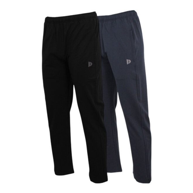Donnay Heren - 2-pack - Stretch Joggingbroek Jorge - Zwart & Navy