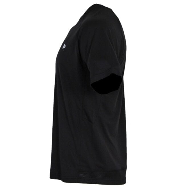 Donnay Heren - 2-Pack - Sport T-shirt André - Zwart & Steel Grey