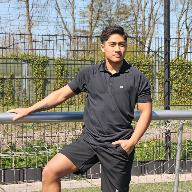 Donnay Heren - 2-pack - Sport Short Graig - Zwart