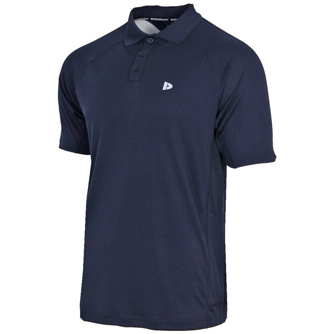 Donnay Heren - 2-Pack - Sport Polo Bjorn - Navy & Steel Grey