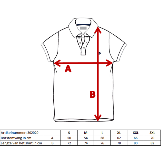 Donnay Heren - 2-Pack - Sport Polo Bjorn - Poppy Red & Steel Grey