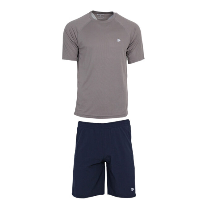 Donnay Heren - Sportset Jim - Navy  & Steel Grey
