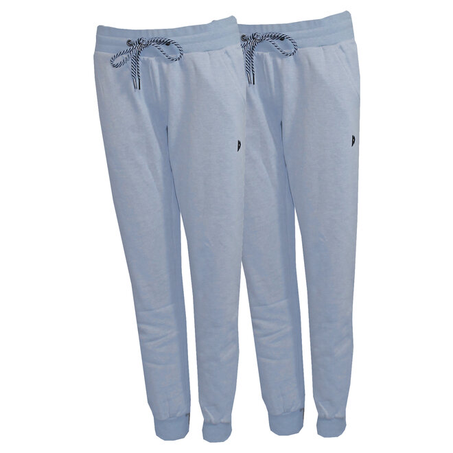 Donnay Dames - 2-Pack - Joggingbroek Carolyn - Lichtblauw