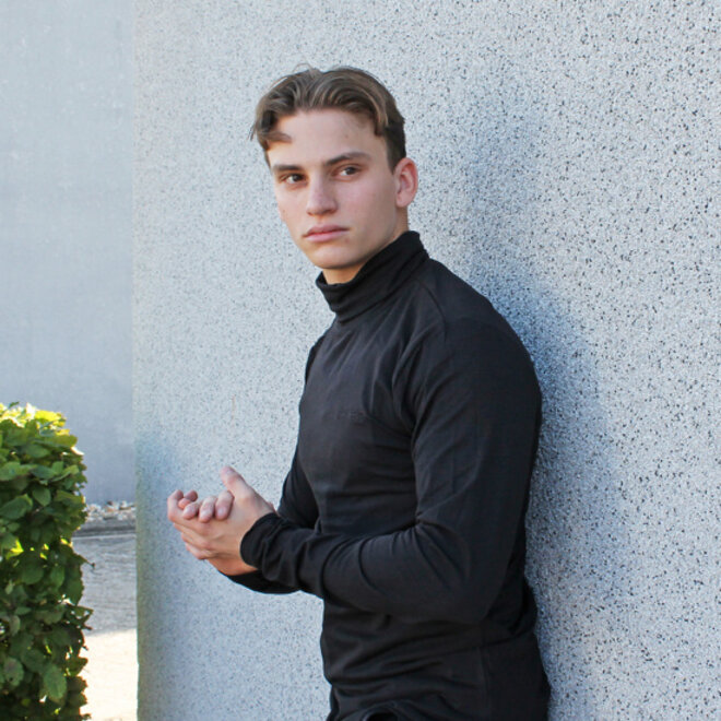 Campri Heren - 2-Pack - Skipully - shirt met col - Zwart & Navy