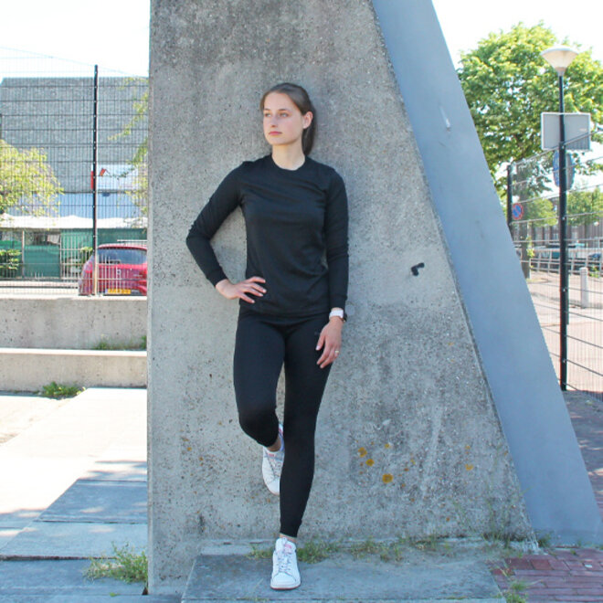 Campri Dames - Thermo legging - Zwart