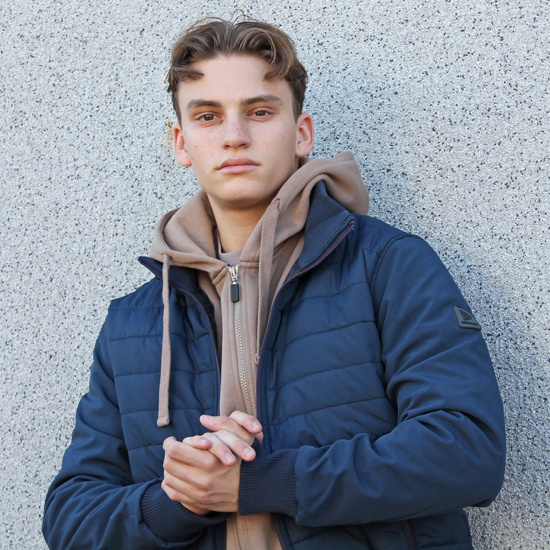 Donnay Bomber Jacket Phil - Winterjas - Navy - Maat M