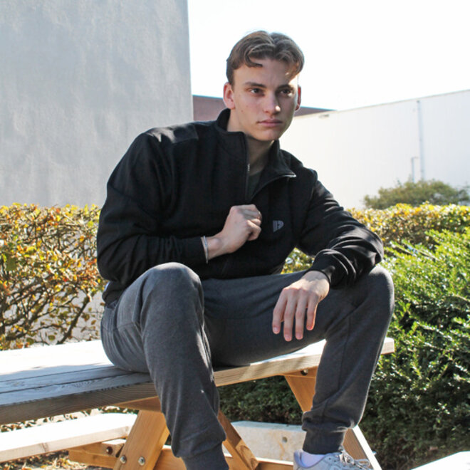 Donnay Heren - 2-Pack - Joggingbroek Jack - Donkergrijs & Zwart