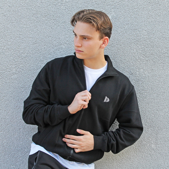 Donnay - Joggingsuit Charlie - Joggingpak - Zwart (020)- Maat S
