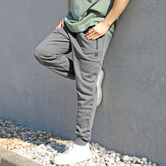 Donnay Heren - 2-Pack - Joggingbroek Jack - Donkergrijs gemêleerd