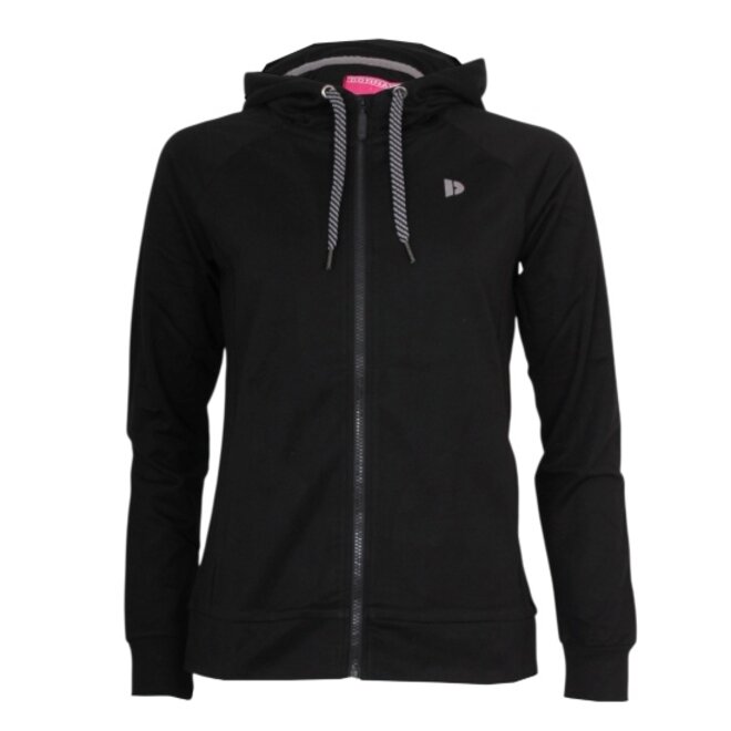 Donnay Dames - 2-Pack - Stretch Vest met capuchon Jale - Zwart  & Pink