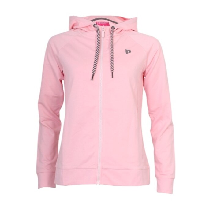 Donnay Dames - 2-Pack - Stretch Vest met capuchon Jale - Zwart  & Pink