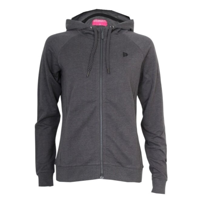 Donnay Dames - 2-Pack - Stretch Vest met capuchon Jale - Pink & Donkergrijs