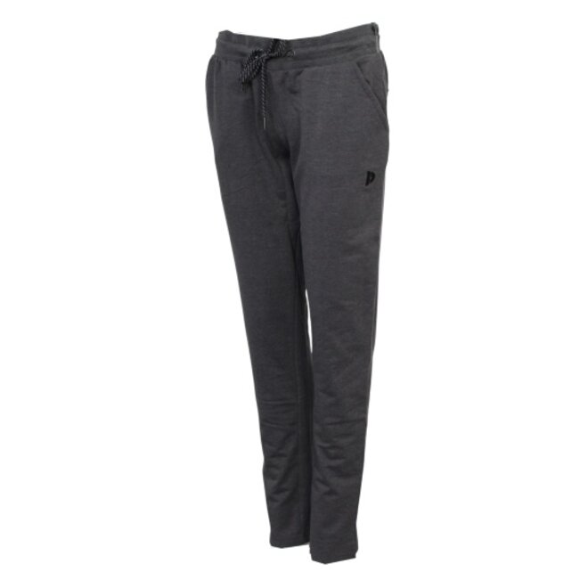 Donnay Dames - 2-Pack - Stretch Joggingbroek rechte pijp Nadia - Donkergrijs Gemêleerd