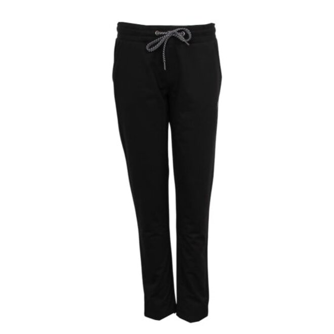 Donnay Dames - 2-Pack - Stretch Joggingbroek rechte pijp Nadia - Zwart & Donkergrijs