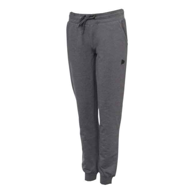 Donnay Dames - 2-Pack - Stretch Joggingbroek Jana - Donkergrijs Gemêleerd