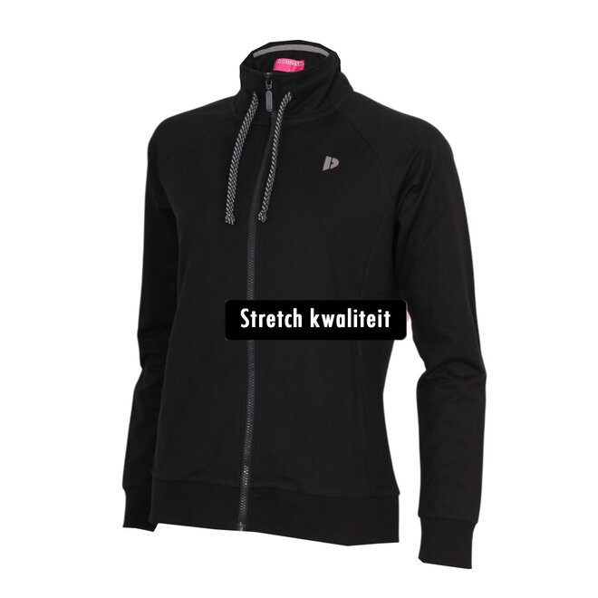 Donnay Dames - Joggingsuit Tess- Zwart