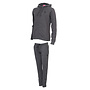 Donnay Dames - Joggingsuit Nora - Donkergrijs Gemêleerd