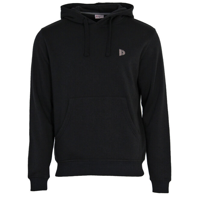 Donnay Heren - 2-Pack - Sweater met capuchon Sem - Zwart