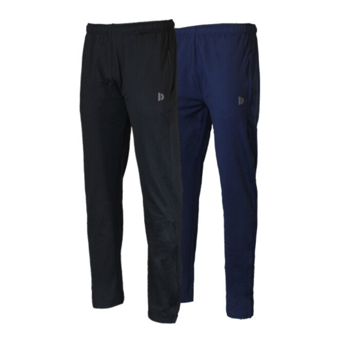 Donnay Heren - 2-Pack - Anton Powerstretch Trainingsbroek - Zwart & Navy