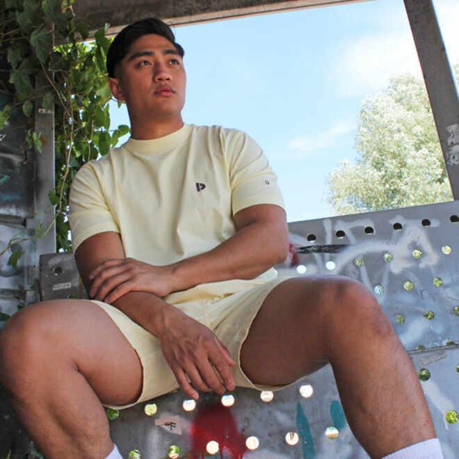 Donnay Heren - T-Shirt Vince - Pastel Yellow