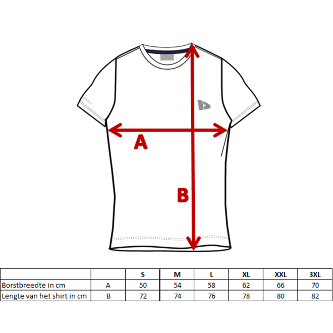 Donnay Heren - T-Shirt Vince - Taupe Grey