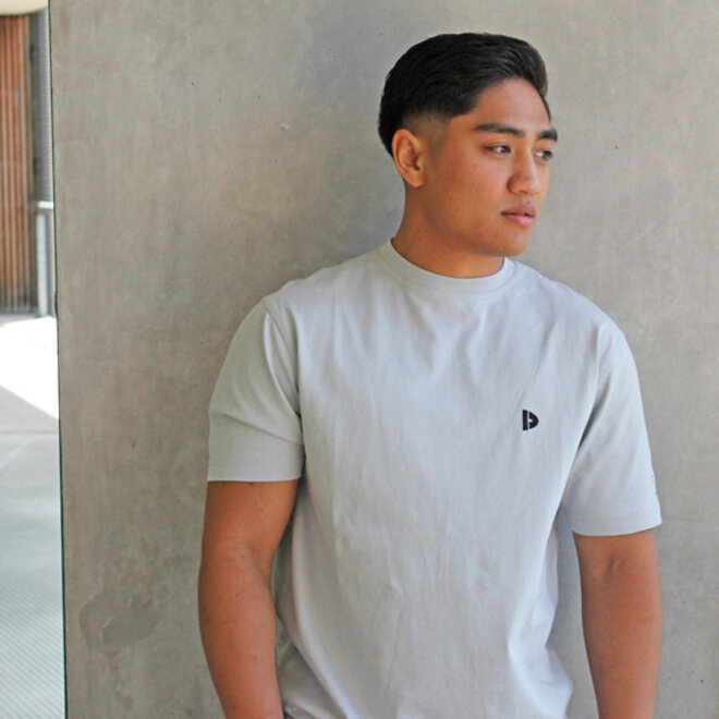 Donnay Heren - T-Shirt Vince - Light Grey