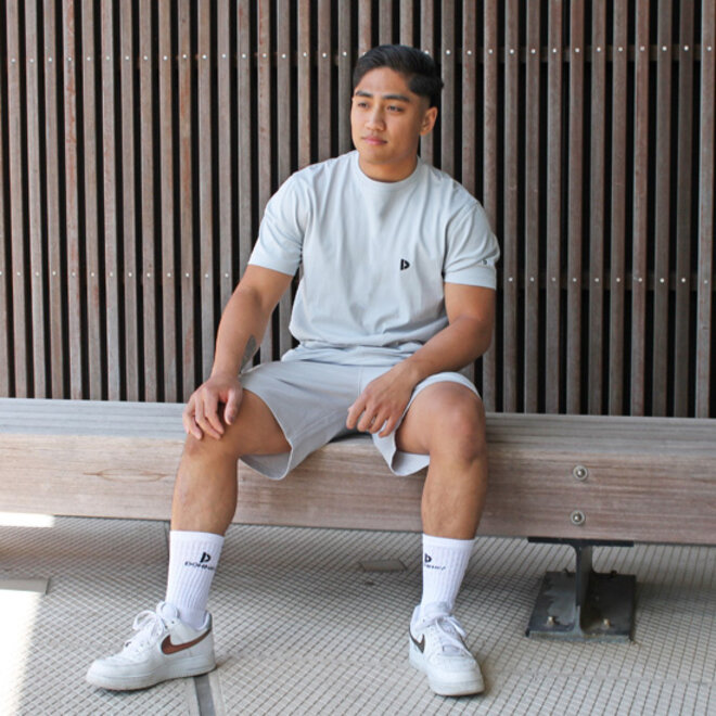 Donnay Heren - T-Shirt Vince - Light Grey