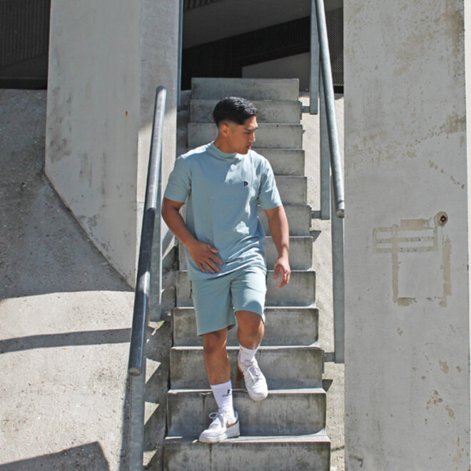 Donnay Heren - Korte joggingbroek Nick - Granite Green