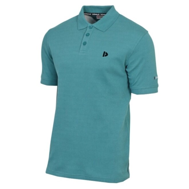 Donnay Heren - Polo shirt Noah - Teal Blue