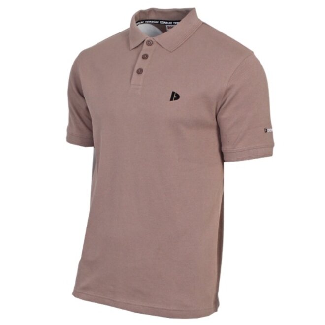 Donnay Heren - Polo shirt Noah - Taupe Grey