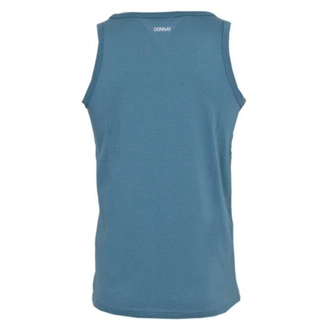 Donnay Heren - Singlet James - Light Denim Blue