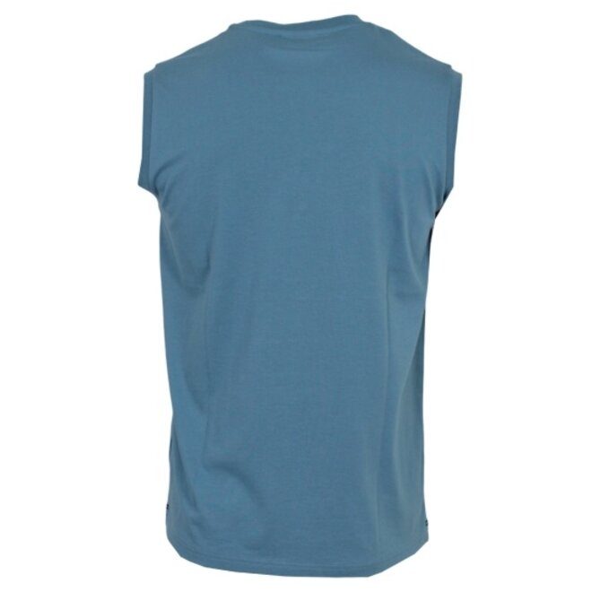 Donnay Heren - Mouwloos T-shirt Stan - Light Denim Blue