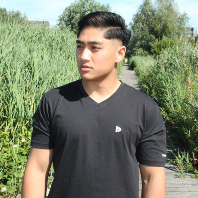 Donnay Heren - V-neck T-Shirt Berno - Zwart