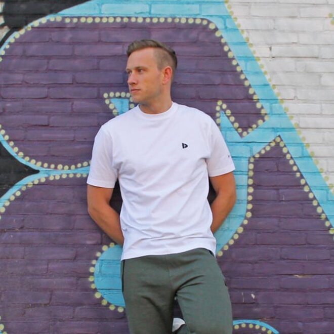 Donnay Heren - 3-Pack - T-Shirt Vince - Zwart/Wit/Light Grey