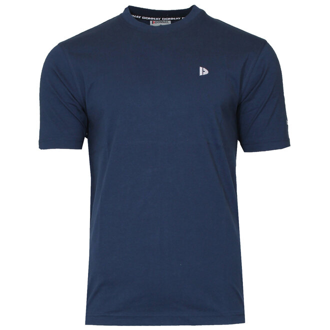 Donnay Heren - 3-Pack - T-Shirt Vince - Navy/Wit/Teal Blue