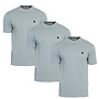 Donnay Heren - 3-Pack - T-Shirt Vince - Granite Green