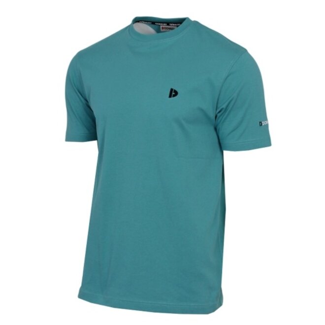 Donnay Heren - 4-Pack - T-Shirt Vince - Teal Blue
