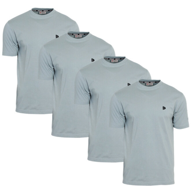 Donnay Heren - 4-Pack - T-Shirt Vince - Granite Green