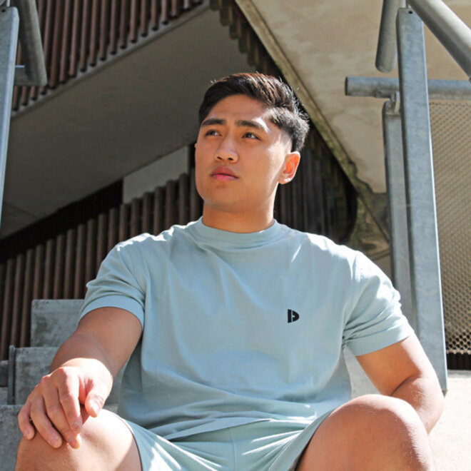 Donnay Heren - 4-Pack - T-Shirt Vince - Granite Green