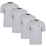 Donnay Heren - 4-Pack - T-Shirt Vince - Light Grey