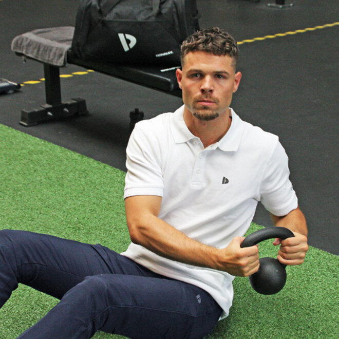 Donnay Heren - 3-Pack - Polo shirt Noah - Zwart / Wit / Jungle Green