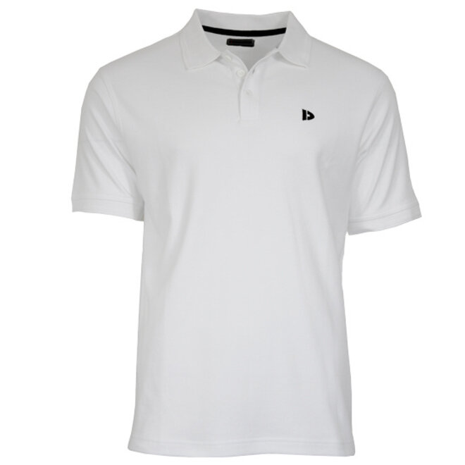 Donnay Heren - 3-Pack - Polo shirt Noah - Zwart / Wit / Pastel Yellow