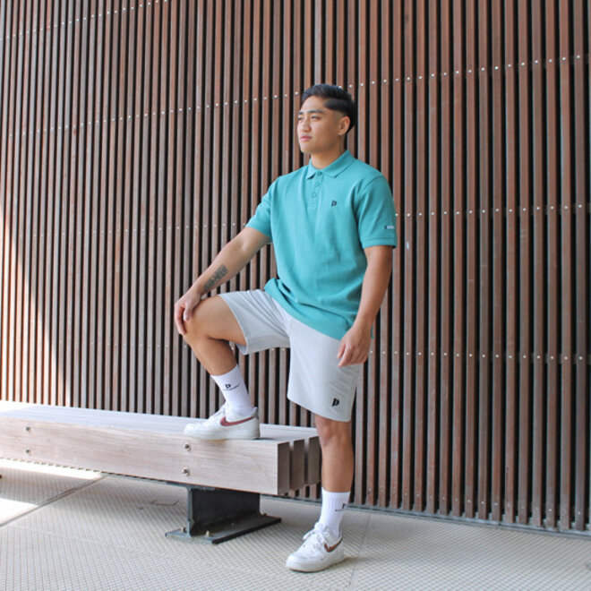 Donnay Heren - 3-Pack - Polo shirt Noah - Zwart / Navy / Teal Blue