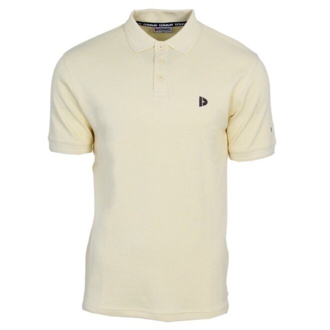 Donnay Heren - 3-Pack - Polo shirt Noah - Zwart / Navy / Pastel Yellow