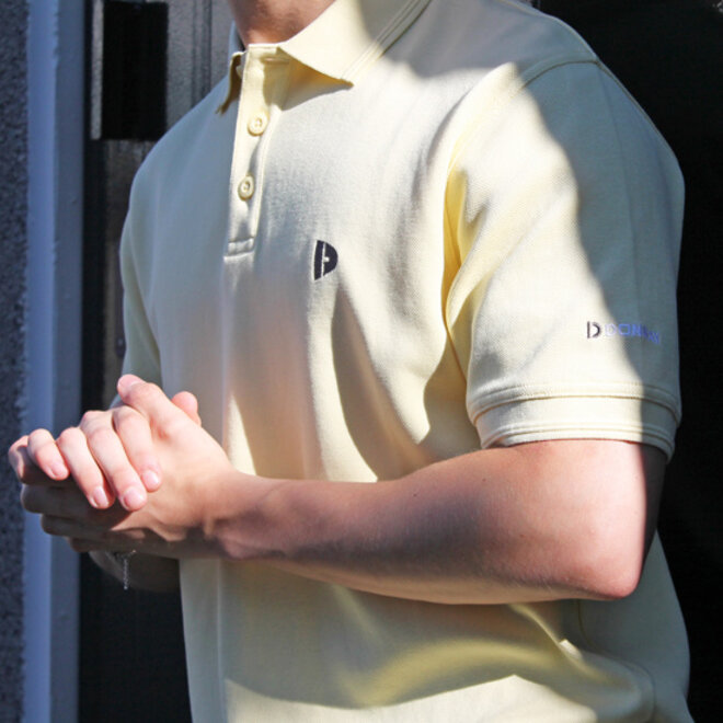 Donnay Heren - 3-Pack - Polo shirt Noah - Navy / Donkergrijs / Pastel Yellow